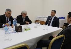 الوفد المصري يجتمع مع وزير الزراعة ووزير الحكم المحلي بغزة