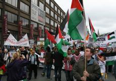 متضامنين مع الشعب الفلسطيني - إرشيفية- 