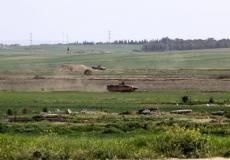 الاراضي الزراعية شرق قطاع غزة