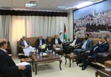 التشريعي بغزة يلتقي رئيس لجنة متابعة العمل الحكومي