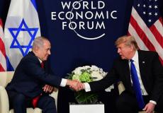 بنيامين نتنياهو خلال لقاء سابق مع دونالد ترامب