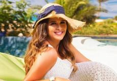 ياسمين عبد العزيز تنشر أول مقطع فيديو لابنتها المراهقة .