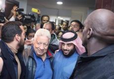 مرتضى منصور وتركي ال شيخ