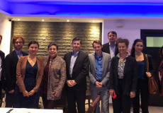 عشراوي خلال لقائها لوفد أوروبي رسمي 