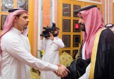 صلاح خاشقجي مع ولي العهد السعودي محمد بن سلمان