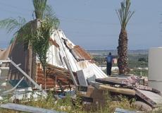 هدم معرشات في سهل طمرة بحجة عدم الترخيص