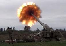 قصف مدفي خلال الحرب الاذرية الارمنيه