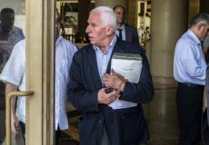 عزام الأحمد- عضو اللجنة المركزية لحركة فتح وعضو اللجنة التنفيذية لمنظمة التحرير في القاهرة - أرشيفية