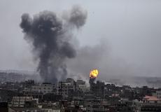 غزة تحت القصف الإسرائيلي 