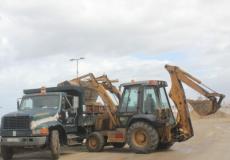 أعمال بنية تحتية في غزة - توضيحية