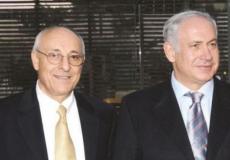 بنيامين نتنياهو مع مئير بن شبات