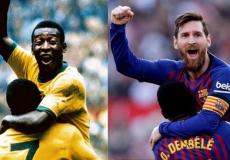 ميسي وبيليه