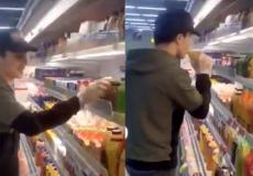 شابان يثيران غضب السعوديين والسبب- في السوبر ماركت