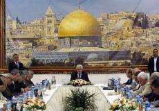 اجتماع القيادة الفلسطينية - أرشيفية