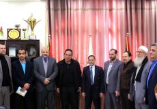 جامعة الأقصى تستقبل وفدا من جامعة الأزهر