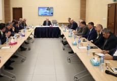 خلال اجتماع الشوا مع مدراء المصارف