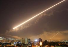 المضادات السورية تتصدى لهجوم إسرائيلي - أرشيفية