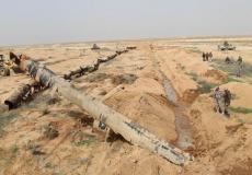 أنابيب نفطية قديمة 