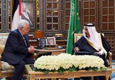 الرئيس عباس يجتمع بالعاهل السعودي