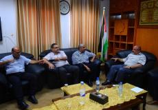 وكيل الوزارة يستقبل رئيس المكتب الإعلامي الحكومي في غزة
