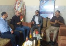 النائب المصري يتفقد جهاز المباحث العامة بمحافظة شمال غزة