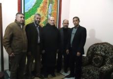 المجلس الاعلى والمركزي يزوران مدير تعليم  غرب خانيونس السابق