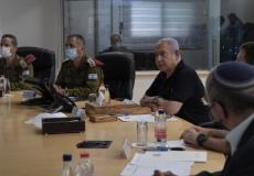 نتنياهو خلال جلسة تقييم الأوضاع في الشمال 