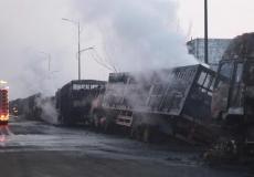 الصين مقتل 22 شخص بانفجار مصنع 