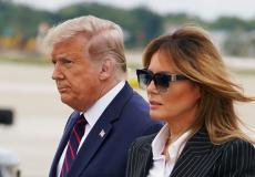 الرئيس الأمريكي دونالد ترامب وزوجته ميلانيا