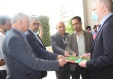 اللجنة العليا لإحياء النكبة تسلم مكتب الأمم المتحدة برام الله مذكرة