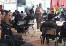  مدرسة البلعاوي الثانوية أ بمديرية الوسطى تنفذ درساً توضيحياً حول الانتفاضة الفلسطينية