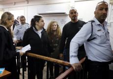 الأسيرة عهد التميمي داخل محكمة الاحتلال