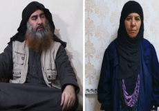 ابو بكر البغدادي وشقيقته