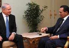 بنيامين نتنياهو و حسني مبارك - أرشيفية 