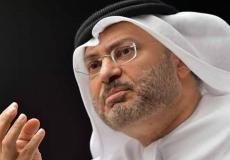 أنور قرقاش وزير الدولة الإماراتي للشؤون الخارجية