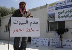 احتجاج على هدم المنازل في النقب- أرشيف