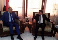 السفير عبد الهادي يبحث مع وزير الإعلام السوري مستجدات القضية الفلسطينية