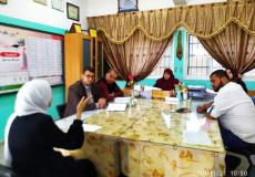 لجنة المبادرات الإبداعية في الوسطى تتفقد عدداً من المدارس