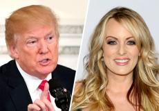 الممثلة ستورمي دانيالز  الرئيس الأميركي دونالد ترامب