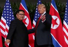 الرئيس الأمريكي دونالد ترامب وزعيم كوريا الشمالية كيم جونغ أون