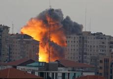 قصف غزة  - أرشيفية -