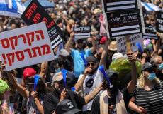تظاهرة تل أبيب ضد سياسة نتنياهو
