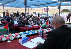 جانب من جلسة التشريعي في مخيمات العودة