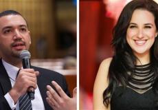 الفنانة شيري عادل وزوجها الداعية معز مسعود