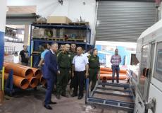 غرفة الخليل وقيادة المنطقة تتفقدان بعض المنشآت الصناعية