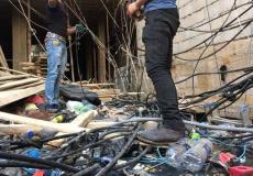 تضرر شبكات الكهرباء بسبب الامطار