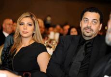 النجمة السورية أصالة وزوجها