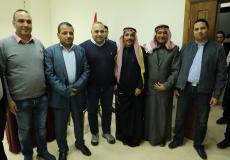  الوفد الأمني المصري خلال لقاء رؤساء العشائر