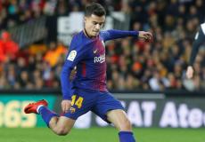 لاعب الوسط  البرشلوني  فليب كوتينيو