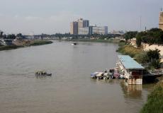 نهر دجلة في بغداد - العراق